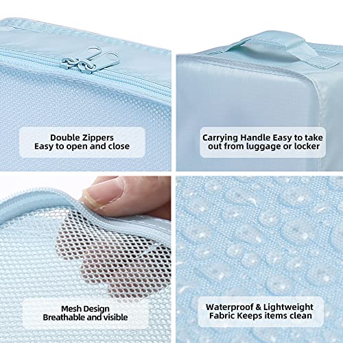 JJ POWER Travel Packing Cubes with Shoe Bag