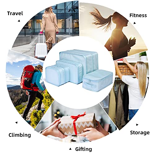 JJ POWER Travel Packing Cubes with Shoe Bag