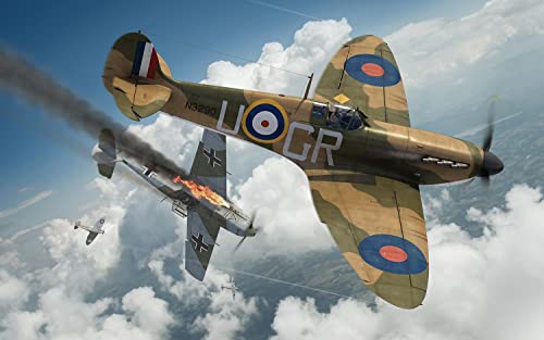 Airfix Spitfire Mkia Model Kit, 1:72 Scale