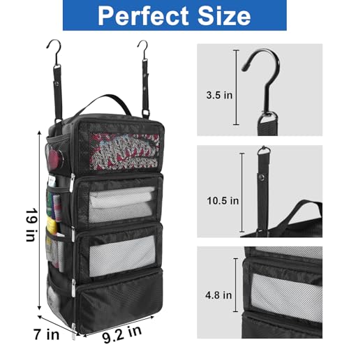 Aviation Travel Organizer: Portable Hanging Packing Cubes