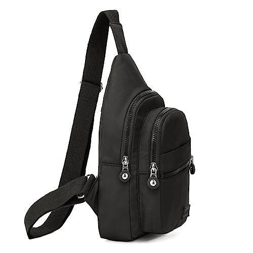 Aviation Crossbody Bag for Women - Black