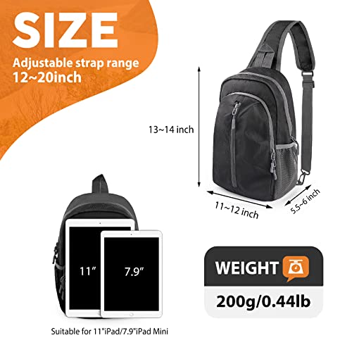 Aviation Sling Bag for Hiking & Traveling