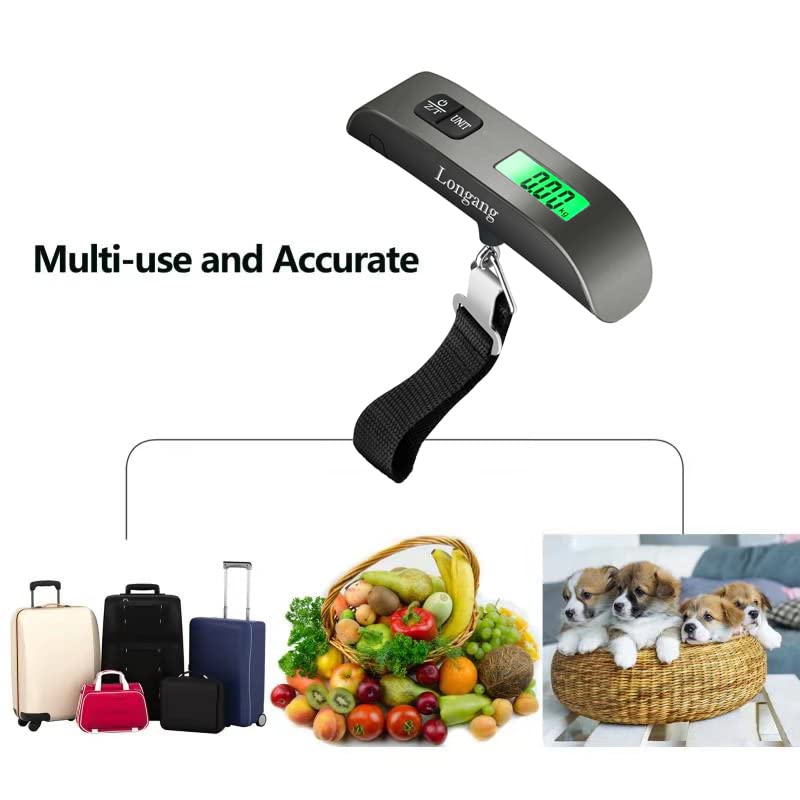 Longang 110 Lbs Digital Luggage Scale with Backlit