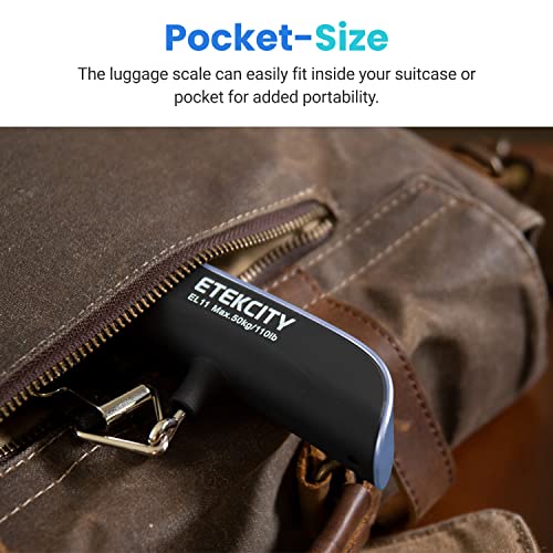 Portable Aviation Luggage Scale, Temperature Sensor, 110lbs