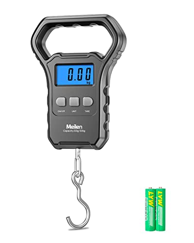 Aviation Fish Scale with Backlit LCD - 110lb/50kg