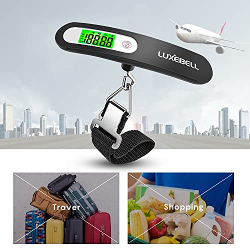 Aviation Digital Luggage Scale 110lbs - Black