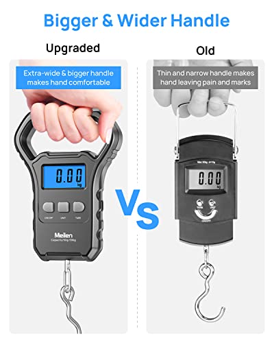 Aviation Fish Scale with Backlit LCD - 110lb/50kg