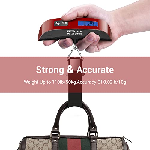 Dr.meter Backlight LCD Aviation Luggage Scale