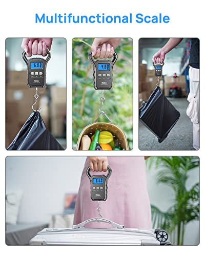 Aviation Fish Scale with Backlit LCD - 110lb/50kg