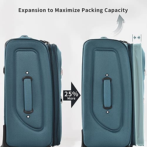 Merax Green Aviation Luggage Set