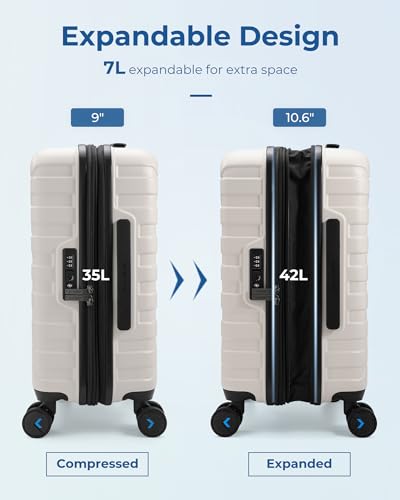 Airline Approved Carry On Luggage with TSA Lock