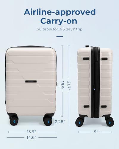 Airline Approved Carry On Luggage with TSA Lock