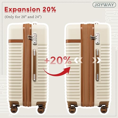 20" Expandable Spinner Wheel Luggage Sets - 3 Piece