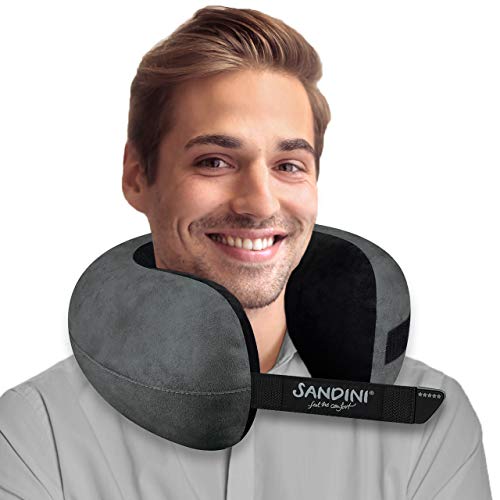 SANDINI TravelFix Premium Neck Pillow with Transport Bag