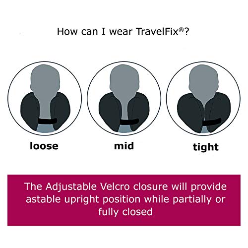 SANDINI TravelFix Premium Neck Pillow with Transport Bag