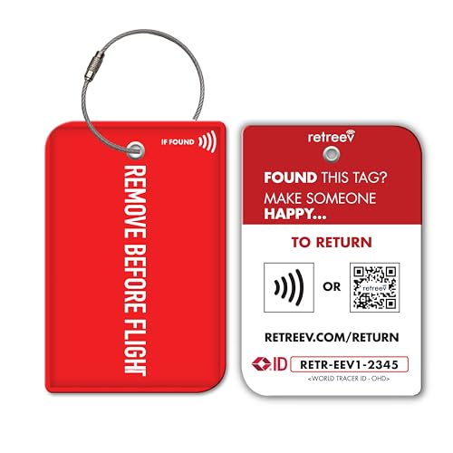retreev™ Smart Luggage Tag | NFC & QR Code