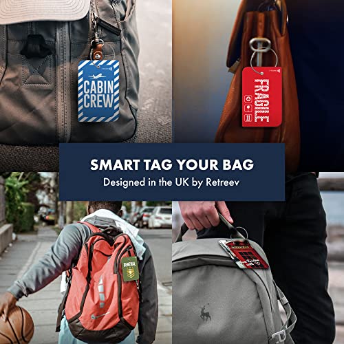 retreev™ Smart Luggage Tag | NFC & QR Code
