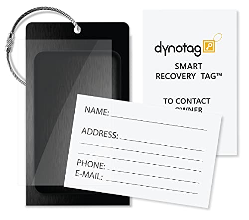 Smart Aviation Luggage ID Tag with Lifetime Recovery Service (Ruby Red)