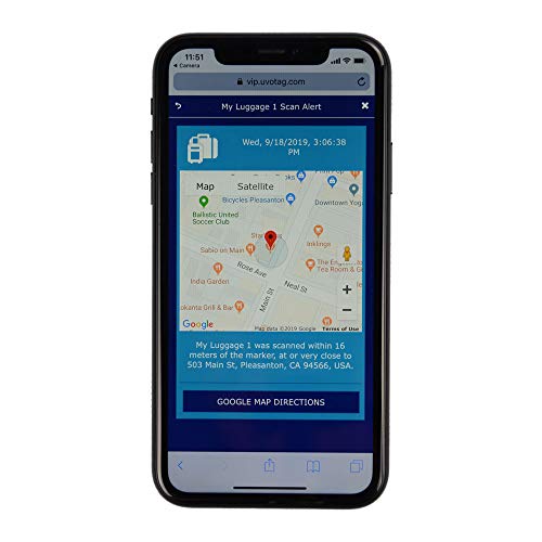 Smart Luggage Tags - Location-Enabled ID (Pack of 2)