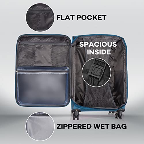 Verdi 3 Piece Spinner Luggage Set - Nested Collection