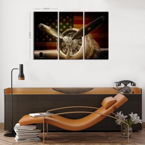 Aviation Wall Art Set for Office and Home