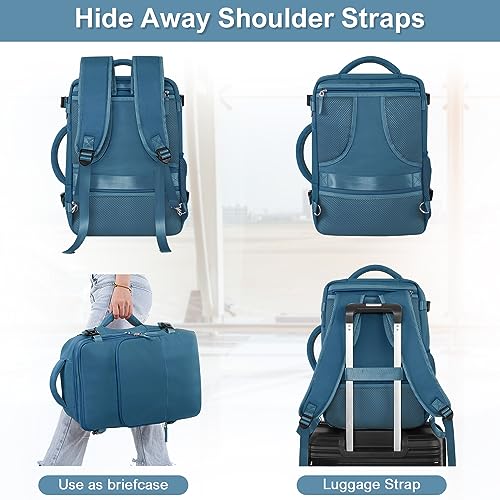 Aviation-friendly Waterproof Travel Backpack with Laptop Compartment