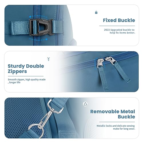 Aviation-friendly Waterproof Travel Backpack with Laptop Compartment