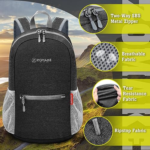 ZOMAKE 10L Lightweight Hiking Backpack - Travel Outdoor Sports