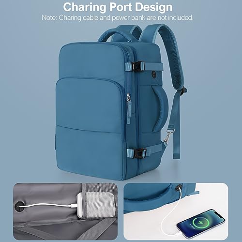 Aviation-friendly Waterproof Travel Backpack with Laptop Compartment