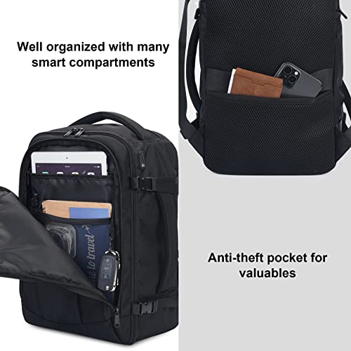 16'' ECOHUB Travel Backpack with 13 Pockets and USB Port