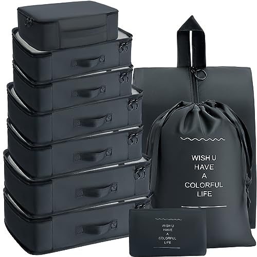 Aviation Travel Essentials: Sonekin Packing Cubes - Black