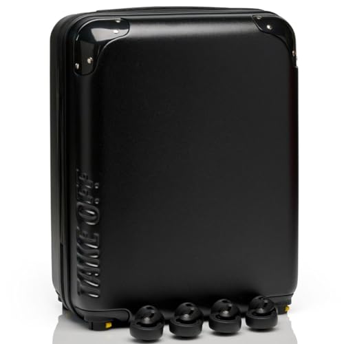 Aviation-Ready 18" Suitcase: Converts for Underseat Storage