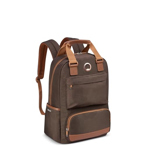 DELSEY Laptop Travel Backpack, Chocolate Brown, 16.5 Inch