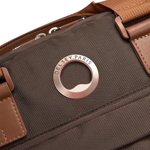 DELSEY Laptop Travel Backpack, Chocolate Brown, 16.5 Inch