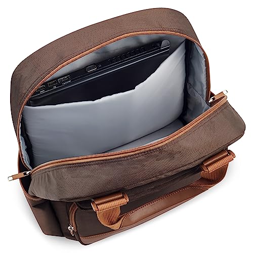 DELSEY Laptop Travel Backpack, Chocolate Brown, 16.5 Inch