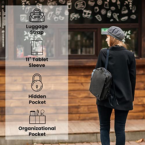 Nordace Siena II Mini Smart Backpack - Black