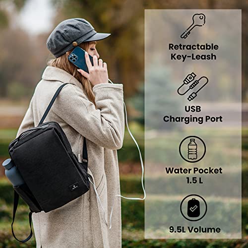 Nordace Siena II Mini Smart Backpack - Black