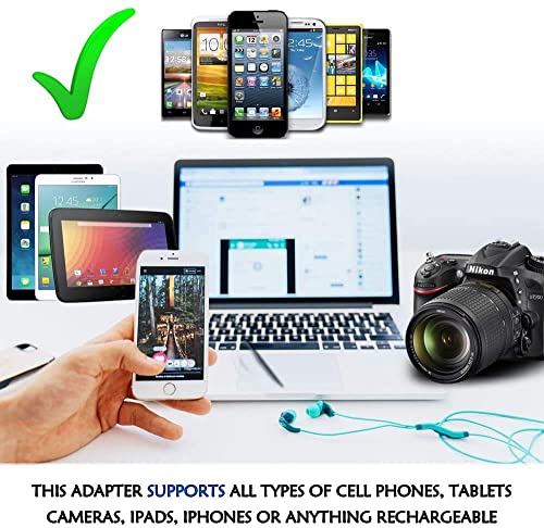 Grounded Universal Travel Plug Adapter for Australia, China, New Zealand