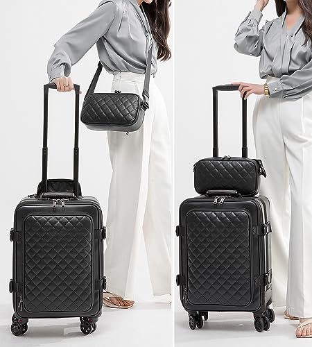 Aviation Travel Carry-on Luggage Set with Spinner Wheels