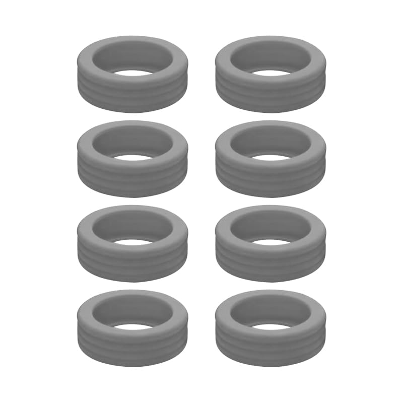 Yopolaz 8-Pack Silicone Noise-Reducing Luggage Wheels Cover