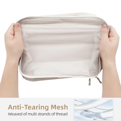 Aviation Travel Packing Cubes Set - Cream