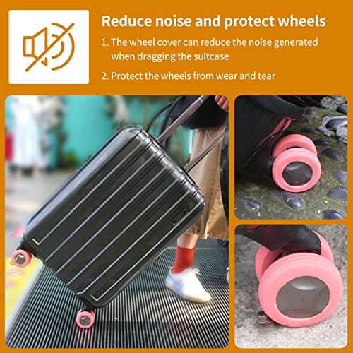 Luggage Wheel Covers: 9-Pack for Spinner Wheels