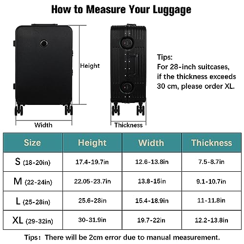 Aviation Luggage Cover for 18-20 Inch Suitcase