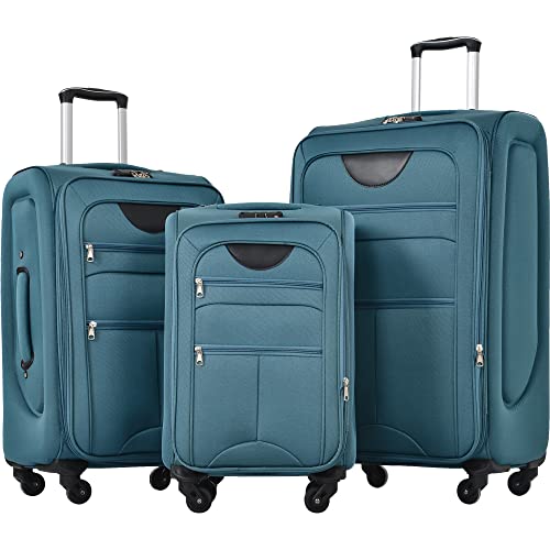 3-Piece Aviation Travel Set with Spinner and TSA Lock