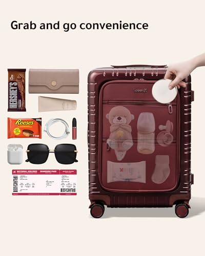 Pink PC Hard Shell Spinner Luggage - 21