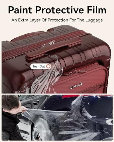 Pink PC Hard Shell Spinner Luggage - 21