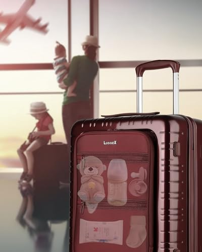 Pink PC Hard Shell Spinner Luggage - 21