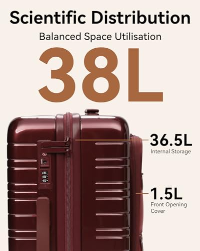 Pink PC Hard Shell Spinner Luggage - 21