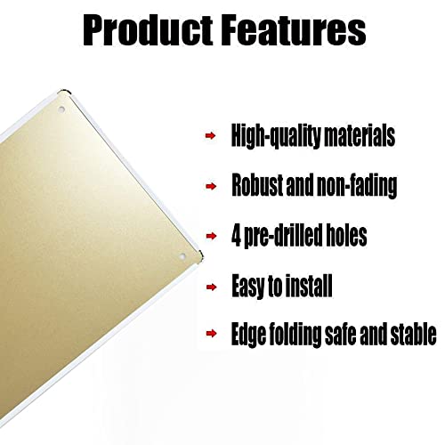 Vintage Aviation Metal Signs - Retro Pilot Knowledge Decor