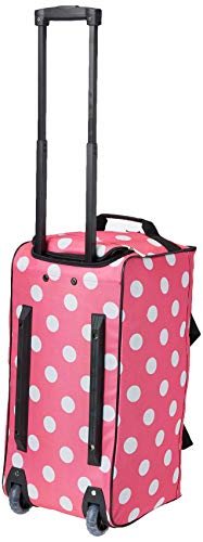 Pink Rockland Rolling Duffel Bag 22" - Aviation
